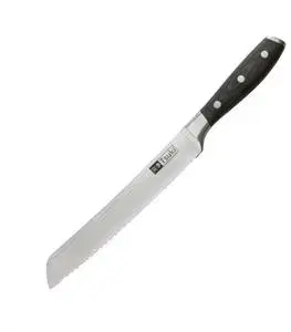 Kuchyňské nože TSUKI Nůž na chléb Tsuki z damaškové oceli 20,5 cm