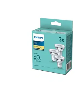 Žárovky Philips SADA 3x LED Žárovka Philips GU10/4,6W/230V 2700K 