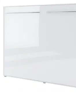 Postele Dig-net nábytek Sklápěcí postel Lenart CONCEPT PRO CP-05 | 120 x 200 cm Barva: bílý lesk / bílá