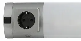 Přisazená nábytková svítidla Rabalux kuchyňské svítidlo Soft G13 T8 1x MAX 18W stříbrná 2327