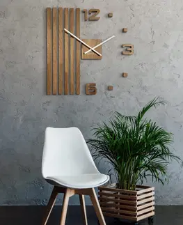 Nástěnné hodiny Jedinečné dřevěné hodiny na zeď