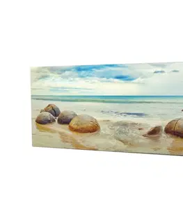 Obrazy Wallity Obraz na plátně Sea stone PC022 30x80 cm