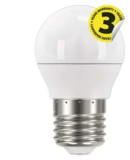LED žárovky EMOS Lighting EMOS LED žárovka Classic Mini Globe 6W E27 teplá bílá 1525733208