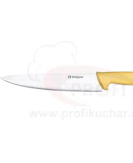 Kuchyňské nože STALGAST Kuchařský nůž HACCP Stalgast - žlutý 22cm