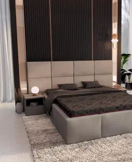 Postele FDM Čalouněná manželská postel DENVER | 160 x 200 cm