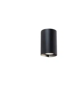 Nastenna svitidla Chytré nástěnné kulaté svítidlo černé včetně Wifi GU10 - Sabbir