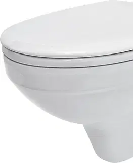Záchody CERSANIT ZÁVĚSNÁ MÍSA DELFI SE SEDÁTKEM DELFI ANTIBACTERIAL SET K97-140