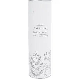 Aromaterapie Vonný difuzér Flora Collection, Tiger Lilly, 100 ml, 6 x 9,5 cm