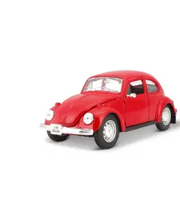 Hračky MAISTO - Volkswagen Beetle, červená, 1:24