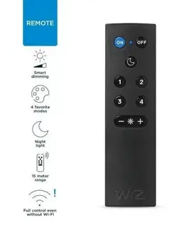 Chytré osvětlení Dálkové ovládání WiZ WiFi Remote Control 8718699789220 IP20, AAA baterie, černé