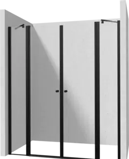 Sprchové kouty DEANTE/S Sprchové dveře dvojité výklopné 100x90 KTSUN43P+KTSUN41P KERRIA/0155