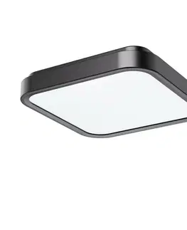 Svítidla Rabalux 71255 koupelnové stropní LED svítidlo Samira 25 x 25 cm, černá