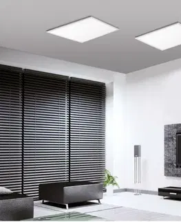 Chytré osvětlení LEUCHTEN DIREKT is JUST LIGHT LED panel svítidlo, stropní svítidlo, bílé, 45x45cm, Smart-Home, stmívatelné MEDION RGB+3000-5000K