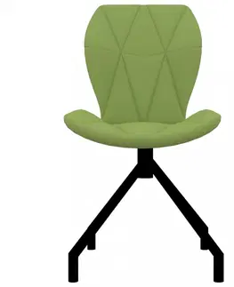 Židle Jídelní židle 6 ks umělá kůže Dekorhome Černá