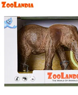 Hračky MIKRO TRADING - Zoolandia slonice s mládětem v krabičce