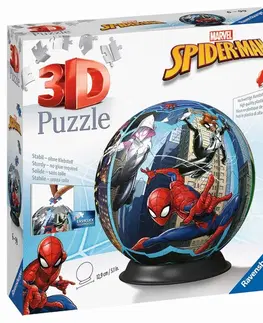 Hračky puzzle RAVENSBURGER - Puzzle-Ball Spiderman 72 dílků