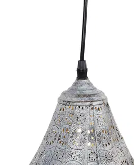 Zavesna svitidla Orientální závěsná lampa šedá - Billa Dia