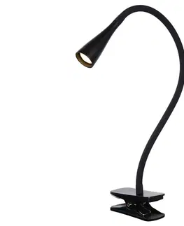 Lampy Lucide Lucide 18256/03/30 - LED Stmívatelná stolní lampa s klipem ZOZY LED/4W/230V 