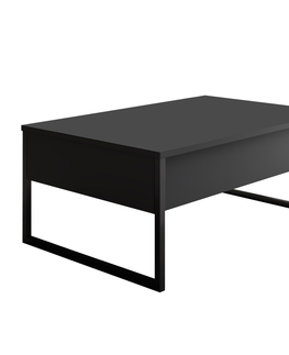 Konferenční stolky Konferenční stolek BILLY, antracit/černá