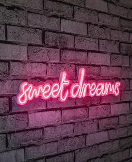Nástěnné dekorace Dekorativní LED osvětlení SWEET DREAMS růžová