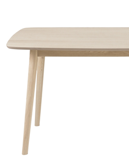 Jídelní stoly Dkton Jídelní stůl Naiara 150 cm dub bílý