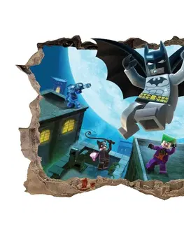 Pohádkové postavičky Nálepka na zeď Batman Superhero 47x77cm