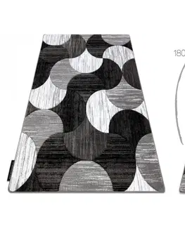 Koberce a koberečky Dywany Lusczow Kusový koberec ALTER Geo mušle šedý, velikost 280x370