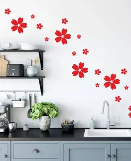 Samolepky na zeď Samolepky na zeď - Květiny do kuchyně