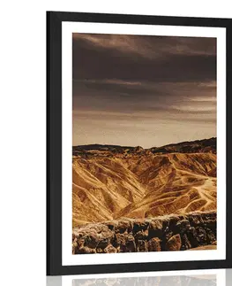 Příroda Plakát s paspartou Národní park Death Valley v Americe