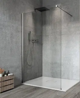 Sprchové zástěny GELCO VARIO CHROME jednodílná sprchová zástěna k instalaci ke stěně, čiré sklo, 700  GX1270GX1010