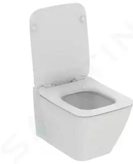 Záchody IDEAL STANDARD Strada II Závěsné WC se sedátkem, SoftClose, Aquablade, bílá T359601