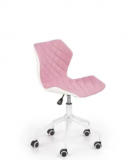Dětské stoly a židle Dětská židle MATRIX 3 Halmar Růžová