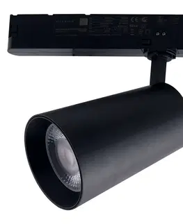 Svítidla pro 3fázový kolejnicový systém Eco-Light LED lištový reflektor Kone 3 000 K 13W černý