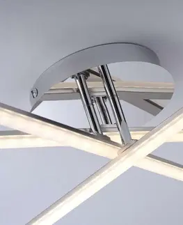 Designová stropní svítidla LEUCHTEN DIREKT is JUST LIGHT LED stropní svítidlo, ocel, otočná světelná ramena 3000K LD 11274-55