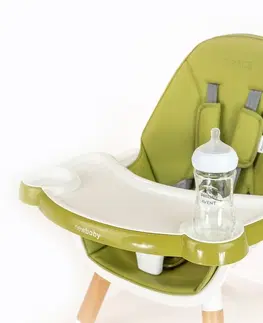 Dekorace do dětských pokojů New Baby Jídelní židlička Grace 3v1 zelená, 61 x 101 x 61 cm