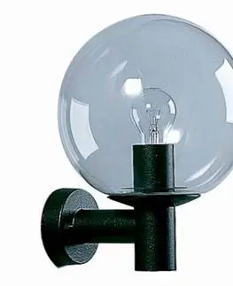 Venkovní nástěnná svítidla Albert Leuchten Venkovní nástěnné svítidlo černé, křišťálové sklo