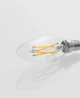 LED žárovky Arcchio LED žárovka filament E14 4W 827 svíčka dim 5ks
