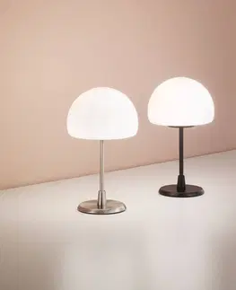 Stolní lampy Fabas Luce LED stolní lampa Gaia s dotykovým stmívačem, černá