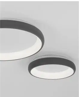 LED stropní svítidla NOVA LUCE stropní svítidlo ALBI šedý hliník a akryl LED 50W 230V 3000K IP20 stmívatelné 8105617