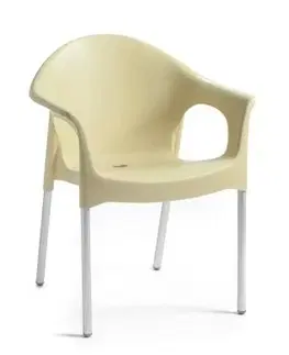 Židle Jídelní křeslo LISA Rojaplast Béžová