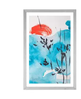 Příroda Plakát s paspartou malba japonské oblohy