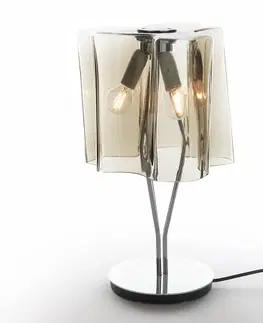 Stolní lampy na noční stolek Artemide Artemide Logico stolní lampa 44 cm šedá/chrom