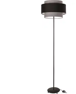 Lampy  Stojací lampa 1xE27/60W/230V šedá 