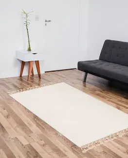 Koberce a koberečky L'essentiel Koberec AMANDA 100x500 cm bílý