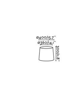 Stínidla FARO Stínidlo textilní, černá, pr.400x300