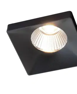 Podhledová svítidla The Light Group GF design Squary vestavné svítidlo IP54 černé 2 700 K