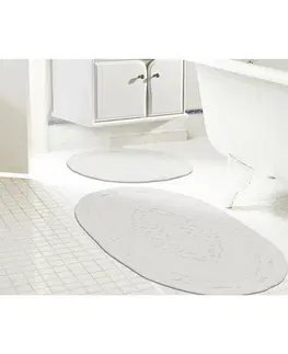 Koupelnové předložky L'essentiel Sada 2 kusů koupelnových předložek Cotton White bílá