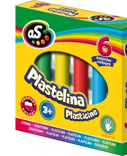 Hračky ASTRA - AS Školní plastelína 6 barev, 303219001