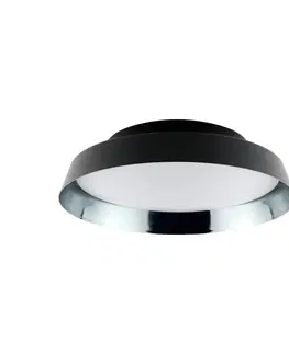 Venkovní stropní osvětlení Carpyen LED venkovní světlo Boop! Ø37cm černá/modrošedá