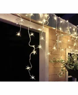 Rampouchy a krápníky Solight LED vánoční závěs, rampouchy, 360 LED, 9m x 0,7m, přívod 6m, venkovní, teplé bílé světlo 1V401-WW